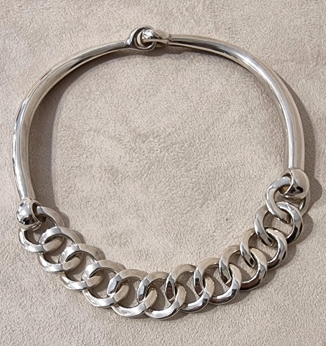 Hermès Princesse Des Steppes Collier De 1998 En Argent 925 Millièmes-photo-3