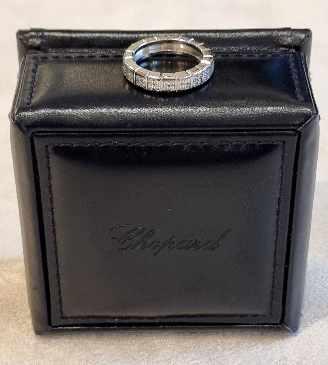 Chopard Alliance Ice Cube Or Blanc & Diamants -photo-4