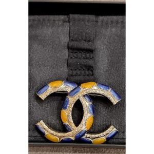 Chanel Double Cc Brooch