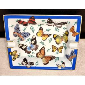 Hermès Empty Pockets Porcelain Ashtray Butterfly Model