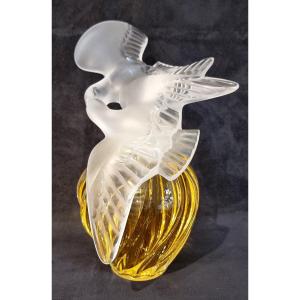 Marc Lalique Nina Ricci Giant Crystal l'Air Du Temps Perfume Bottle