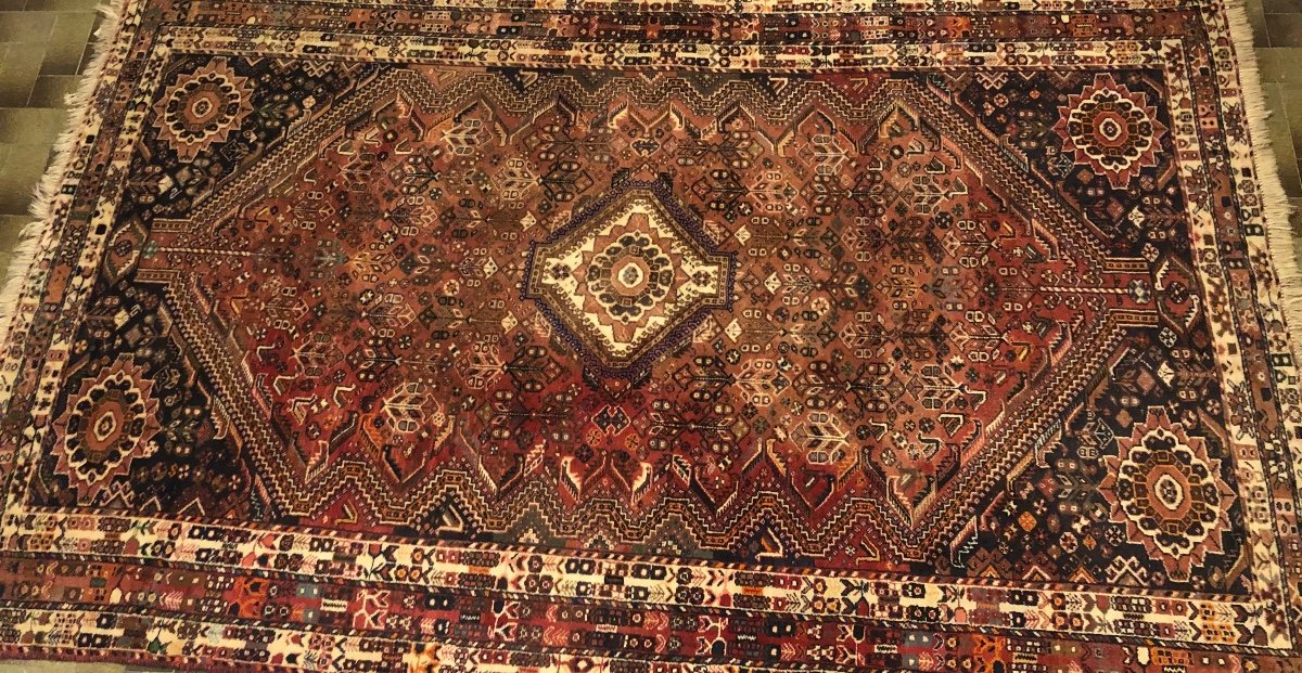 Large Basseri Shiraz XX Carpet-photo-3