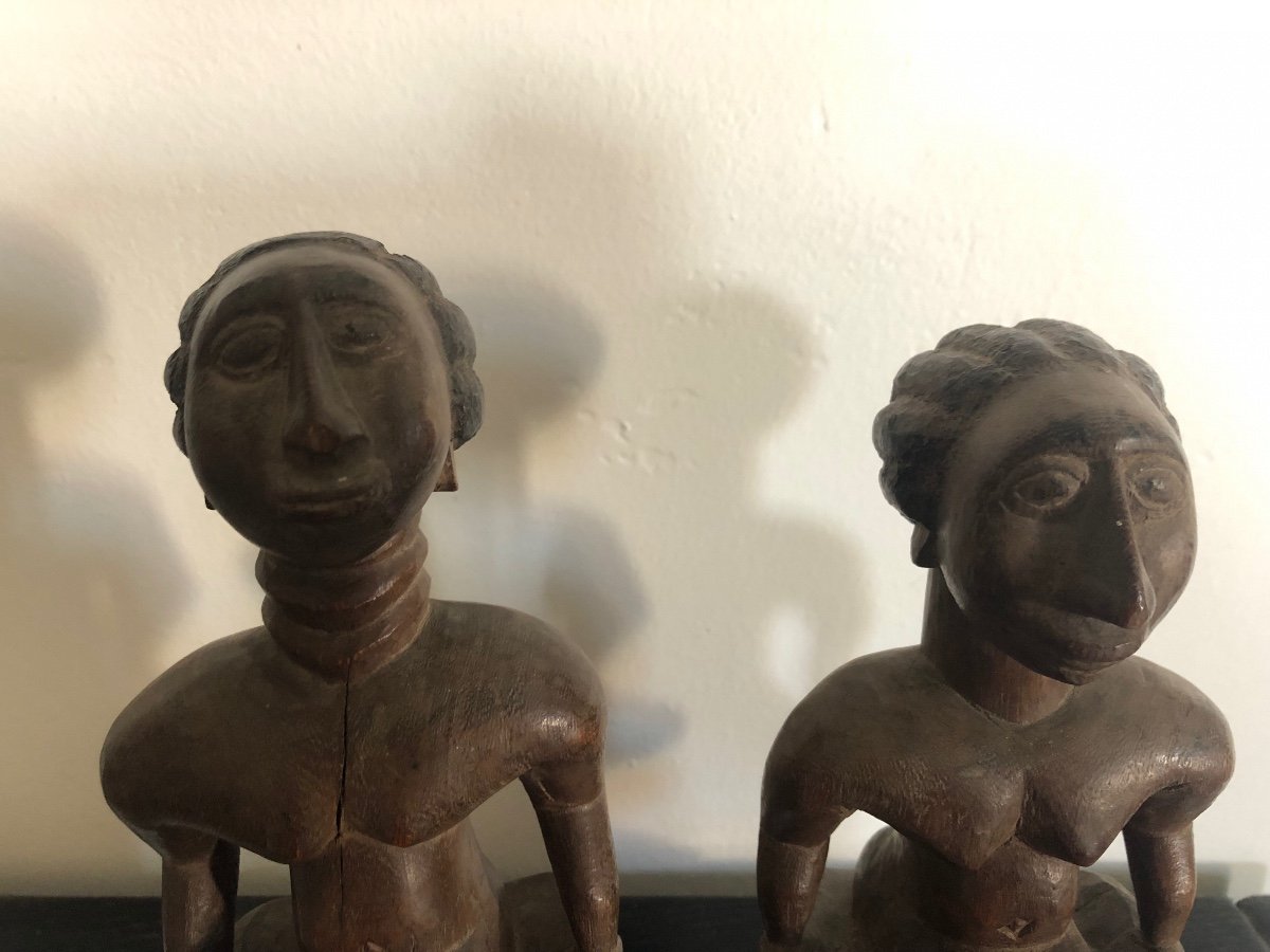 Pair Of Ashanti Statuettes -photo-2