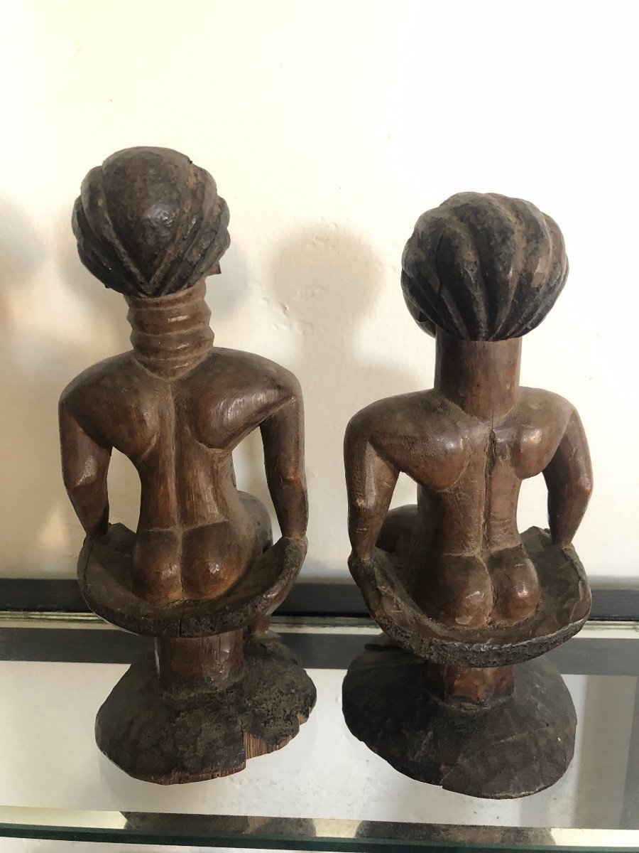 Pair Of Ashanti Statuettes -photo-6