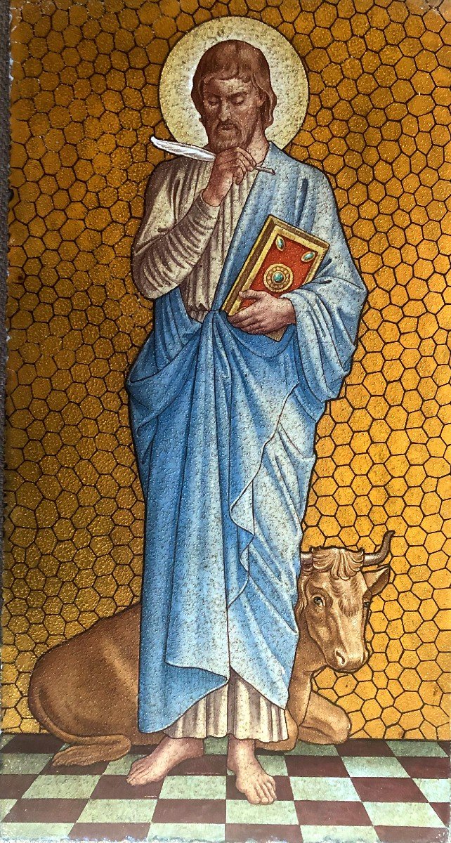 Peinture Murale Représentant Saint Luc XIX