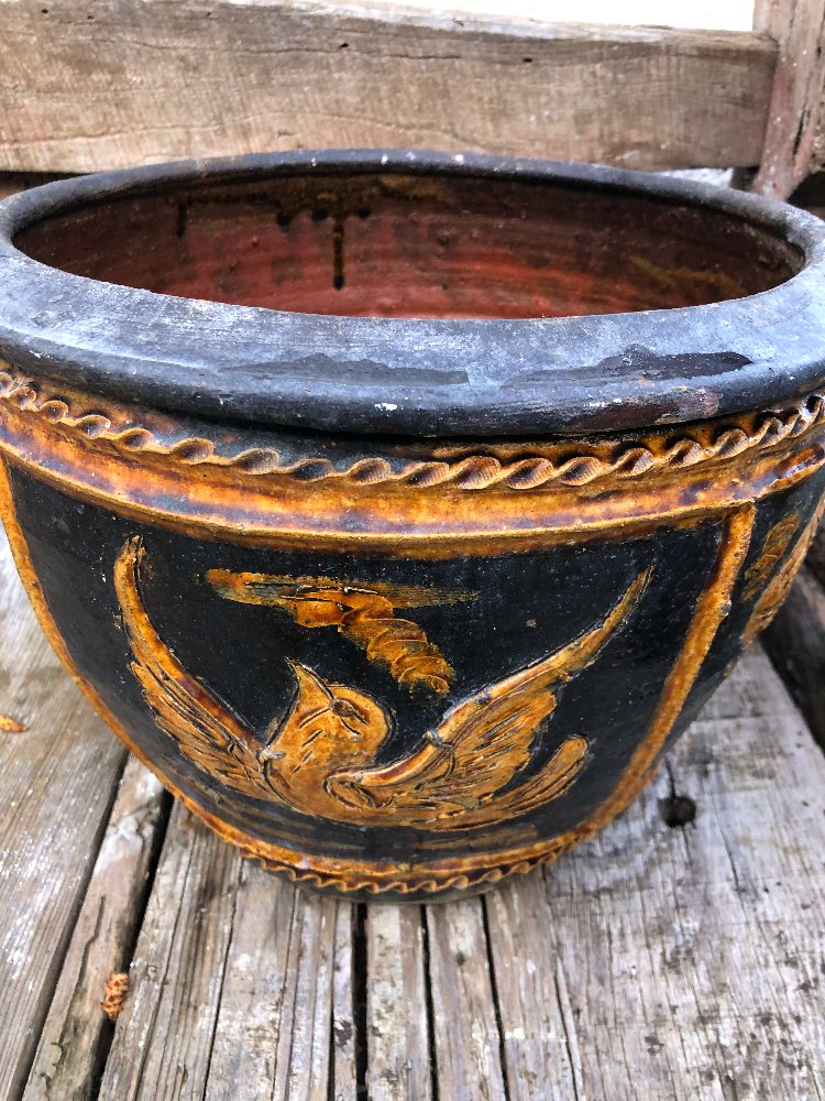 Martaban Cache Pot China Circa 1900-photo-6