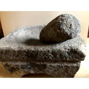 Basalt Mortar And Pestle Chile XVII