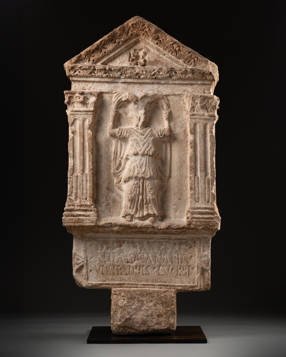 Stone Funerary Stele - Roman Empire-photo-4