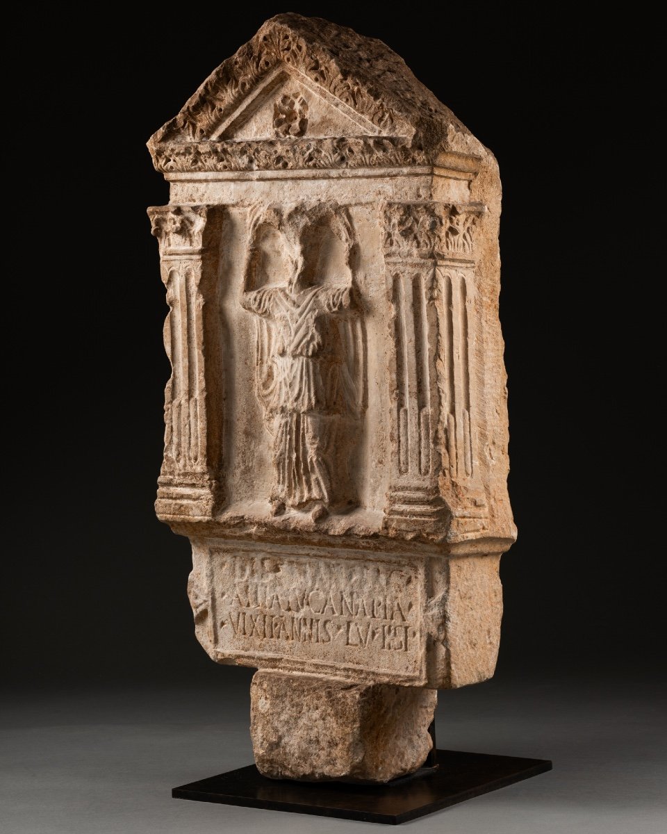 Stone Funerary Stele - Roman Empire