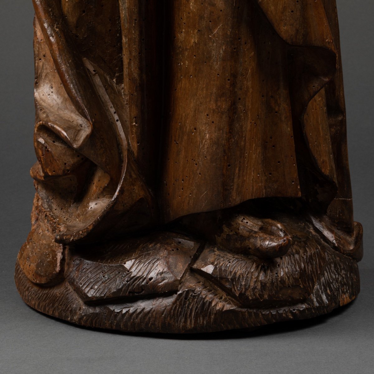 Saint John At Calvary In Wood Attributed To Daniel Mauch - Germany - Circa 1500-photo-2