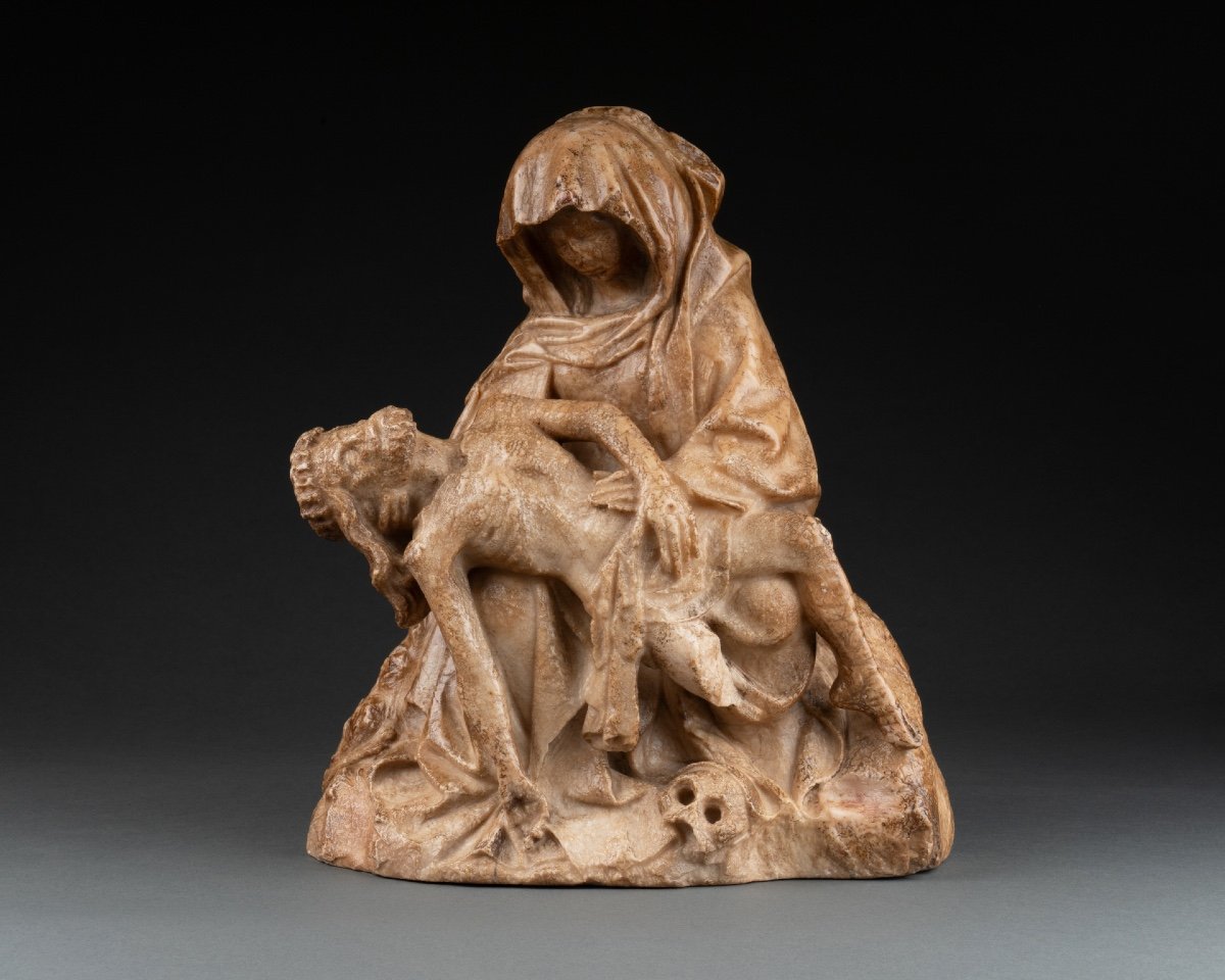 Pietà - Albâtre - Circa 1420