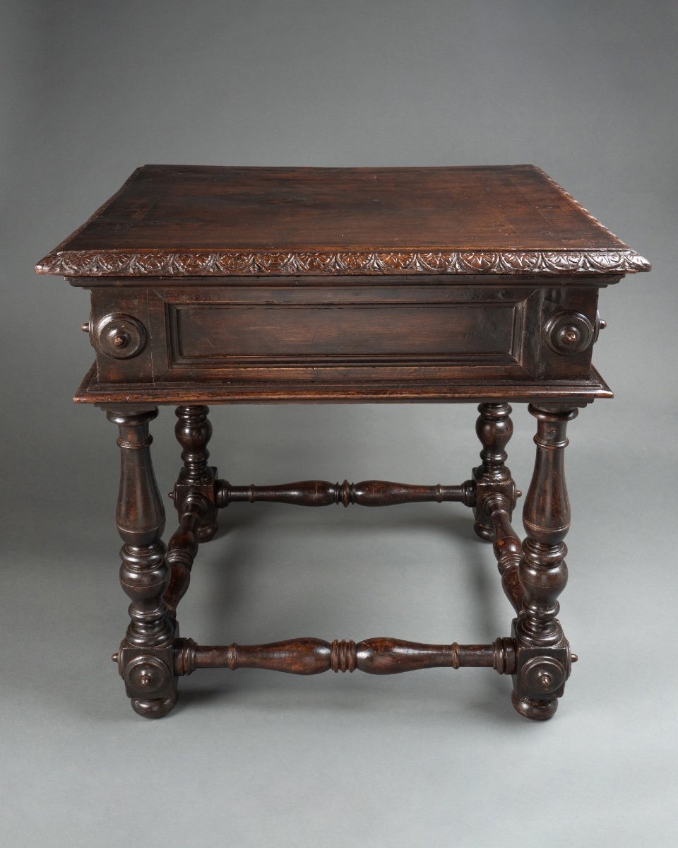 Small Walnut Table - Northern Italy - 16th Century-photo-4