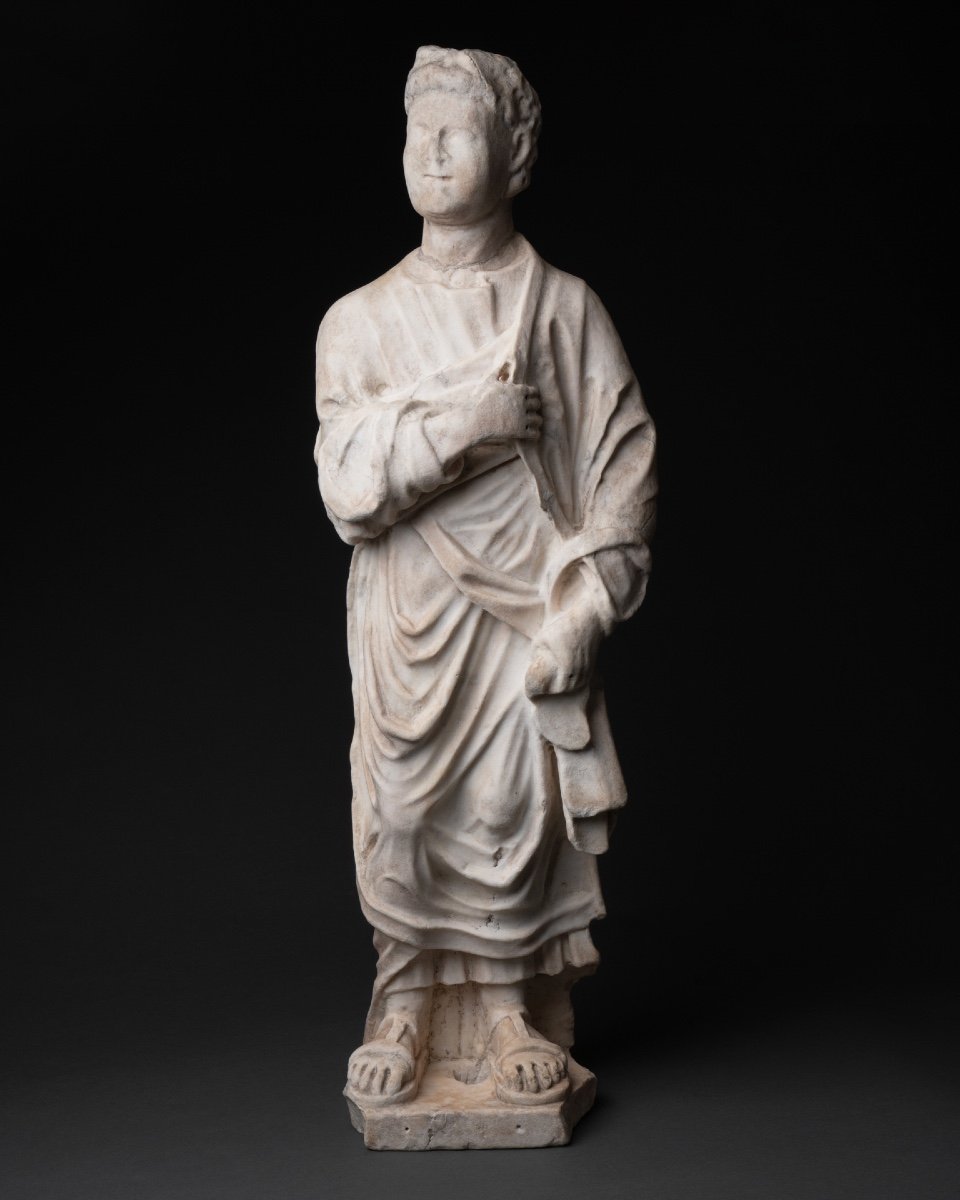 Statuette Of A Prophet - Florence, 1300 / 1325-photo-2