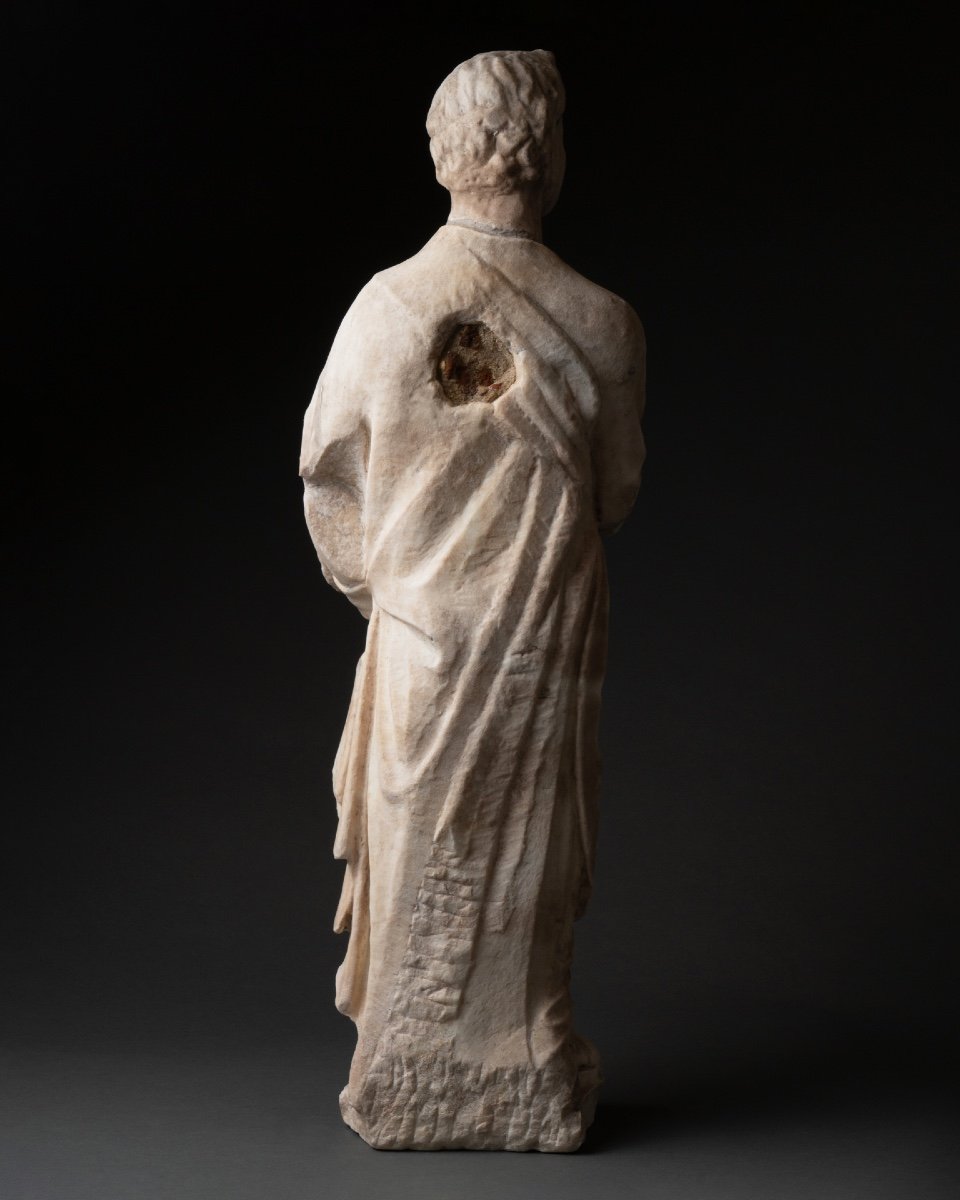 Statuette Of A Prophet - Florence, 1300 / 1325-photo-2