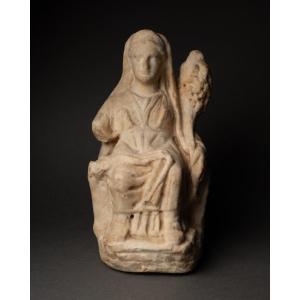 Roman Statuette Of The Goddess Bona Dea - Circa 200 Ad