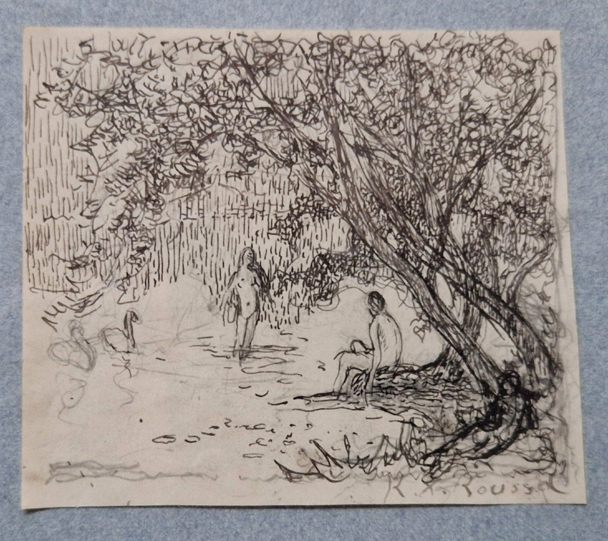 Ker Xavier Roussel 1867-1944 Four Pen Drawings-photo-4