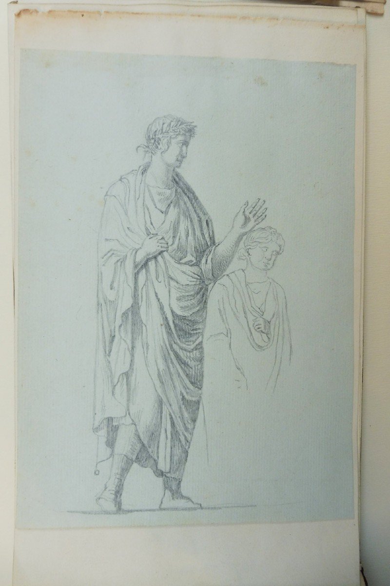 Jean-jacques Le Barbier The Elder 1738-1826 Album Of Drawings-photo-2