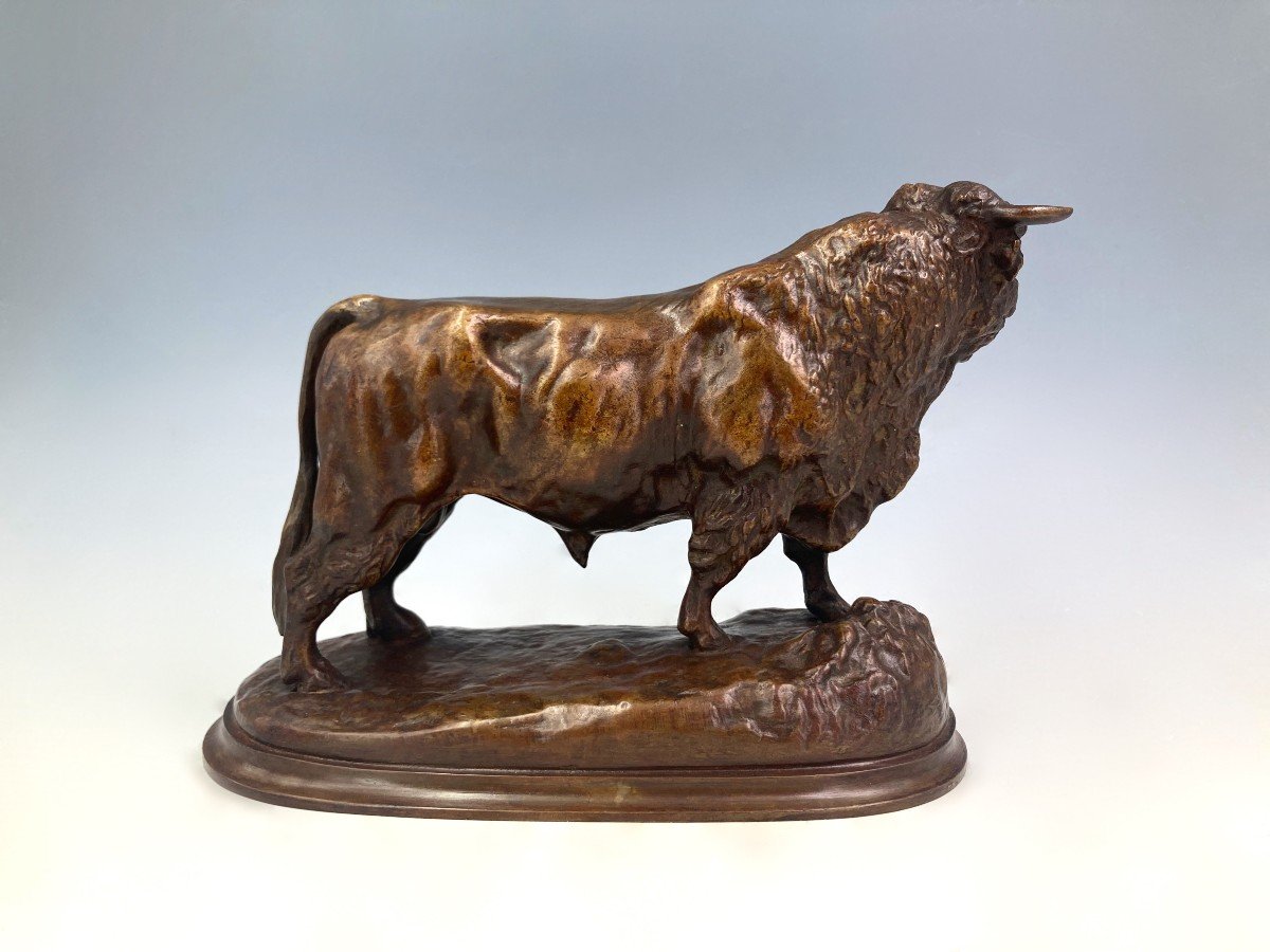 Taureau Angus - Bronze de Isidore Bonheur (1827 - 1901)-photo-2