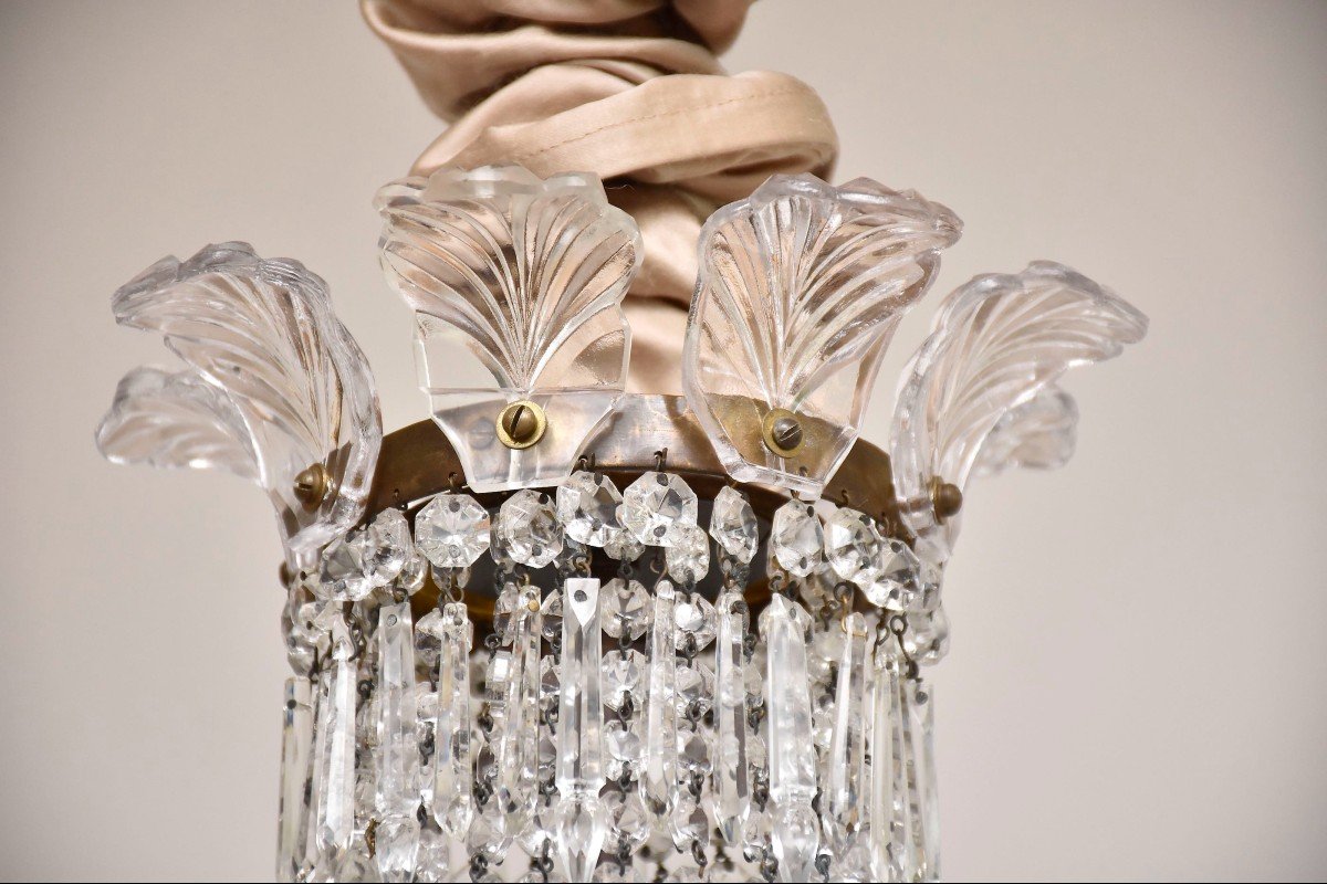 Louis XVI Style Crystal Chandelier-photo-3