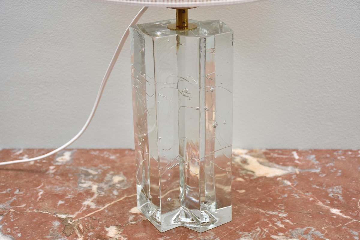 “arkipelago” Glass And Brass Table Lamp By Timo Sarpaneva-photo-2