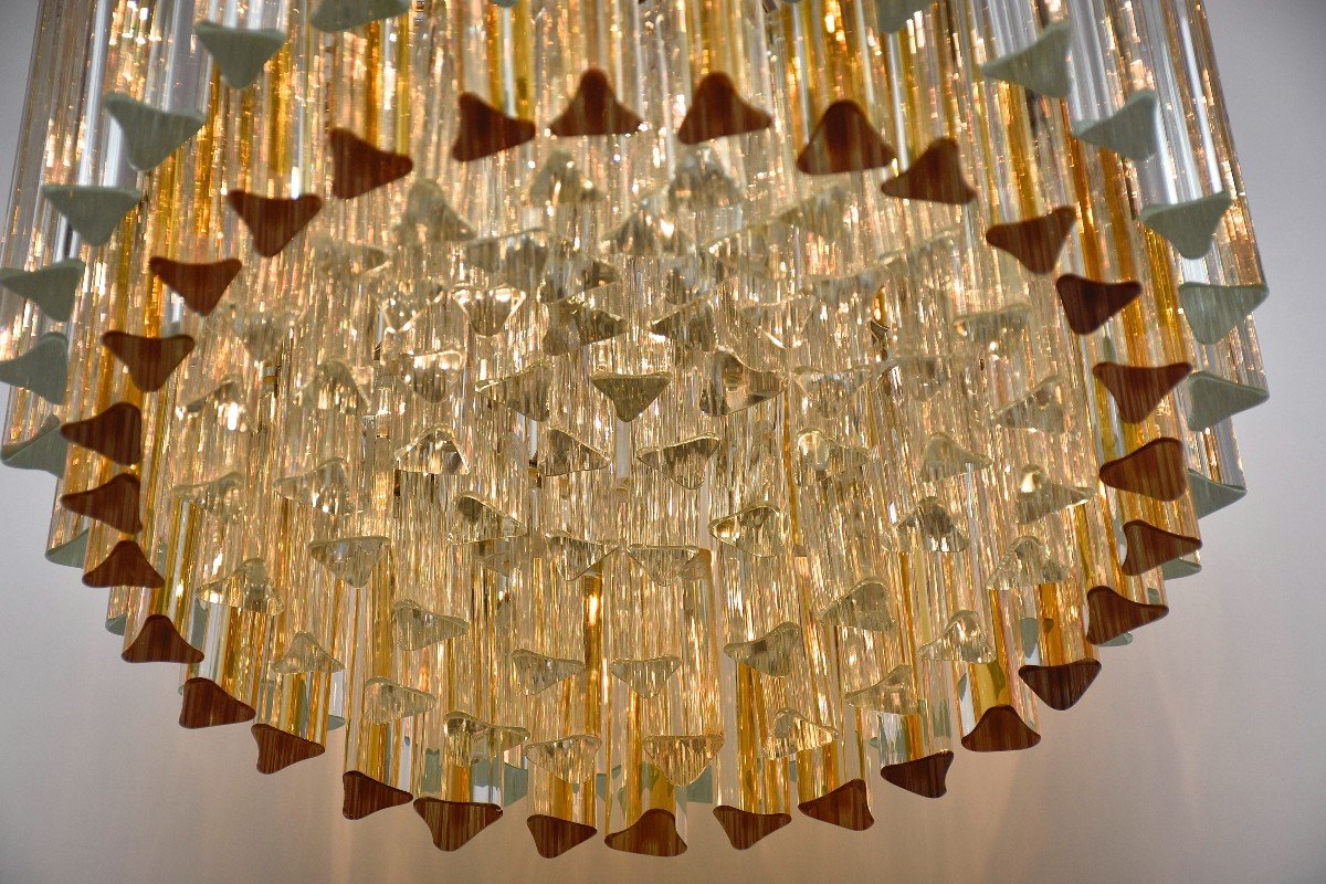 Venini Murano Chandelier 'trilobo' -photo-2