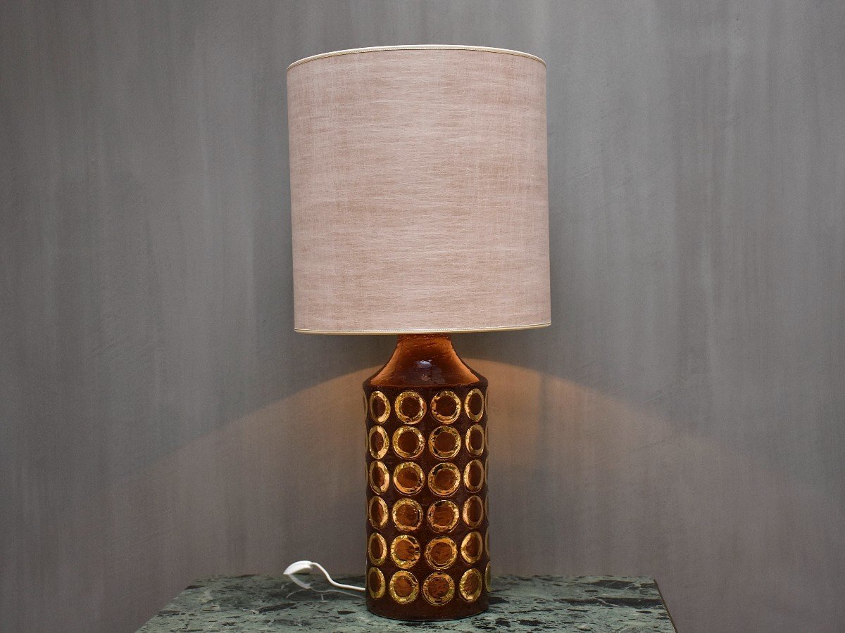 Mid-century Italian Ceramic Table Lamp By Bitossi