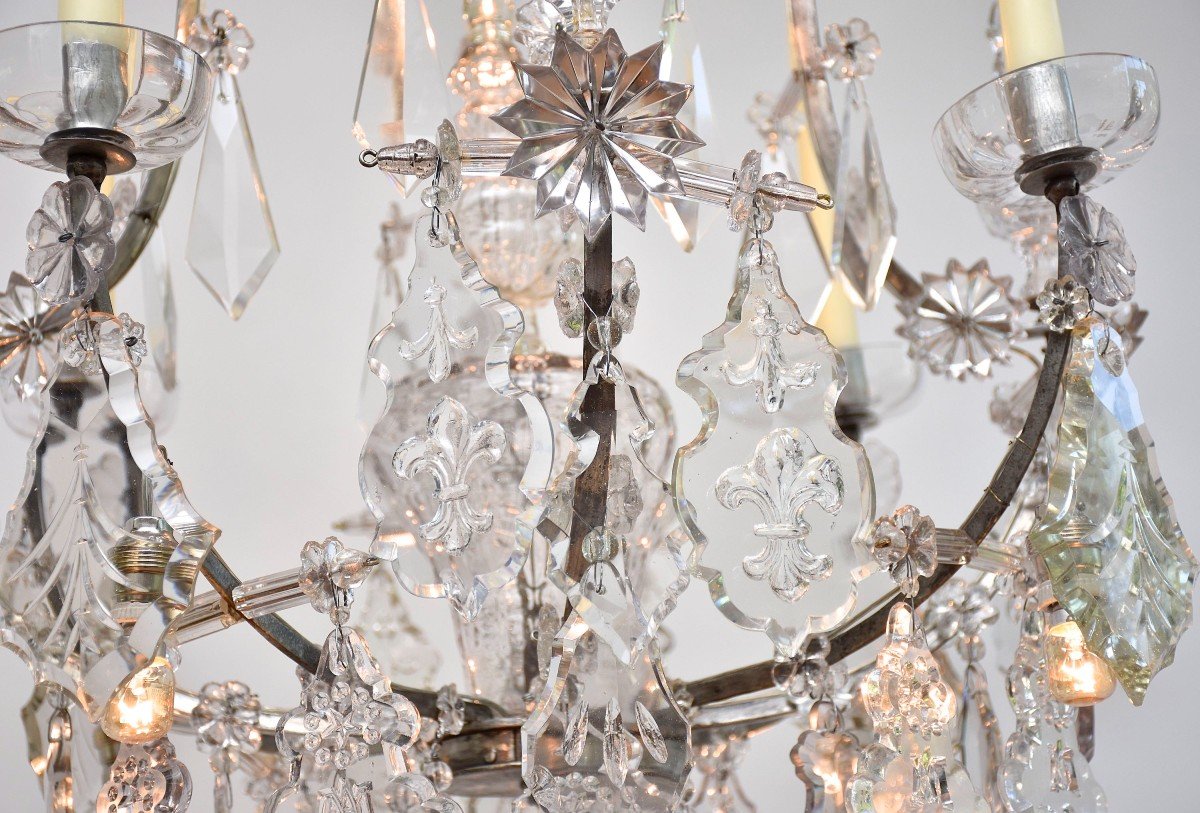 18th C. Crystal Chandelier In The Style Of Karl Vi-photo-1