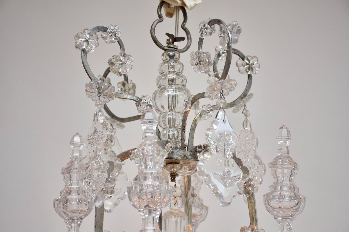 18th C. Crystal Chandelier In The Style Of Karl Vi-photo-2
