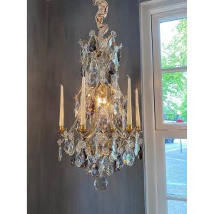 Rococo Style Crystal Chandelier