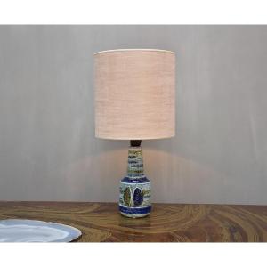 Italian Ceramic Table Lamp Designed By Bitossi.