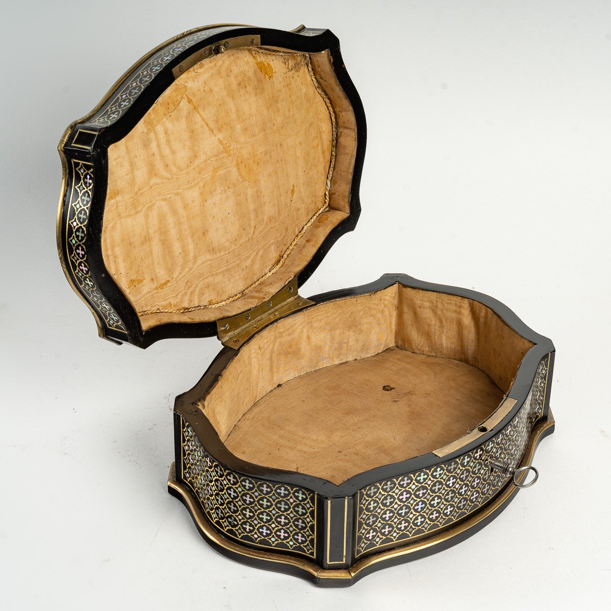 Audot-vervelle- Napoleon III Marquetry Jewelry Box-photo-4