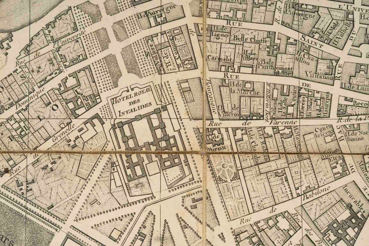 Esnault § Rapilly, à Paris- Plan Routier De Paris d'Epoque Louis XVI, 1786-photo-5