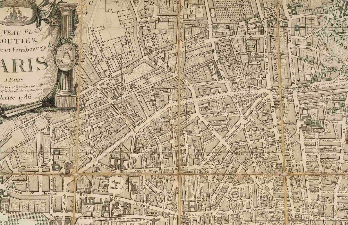 Esnault § Rapilly, In Paris - Road Map Of Paris From The Louis XVI Period, 1786-photo-6