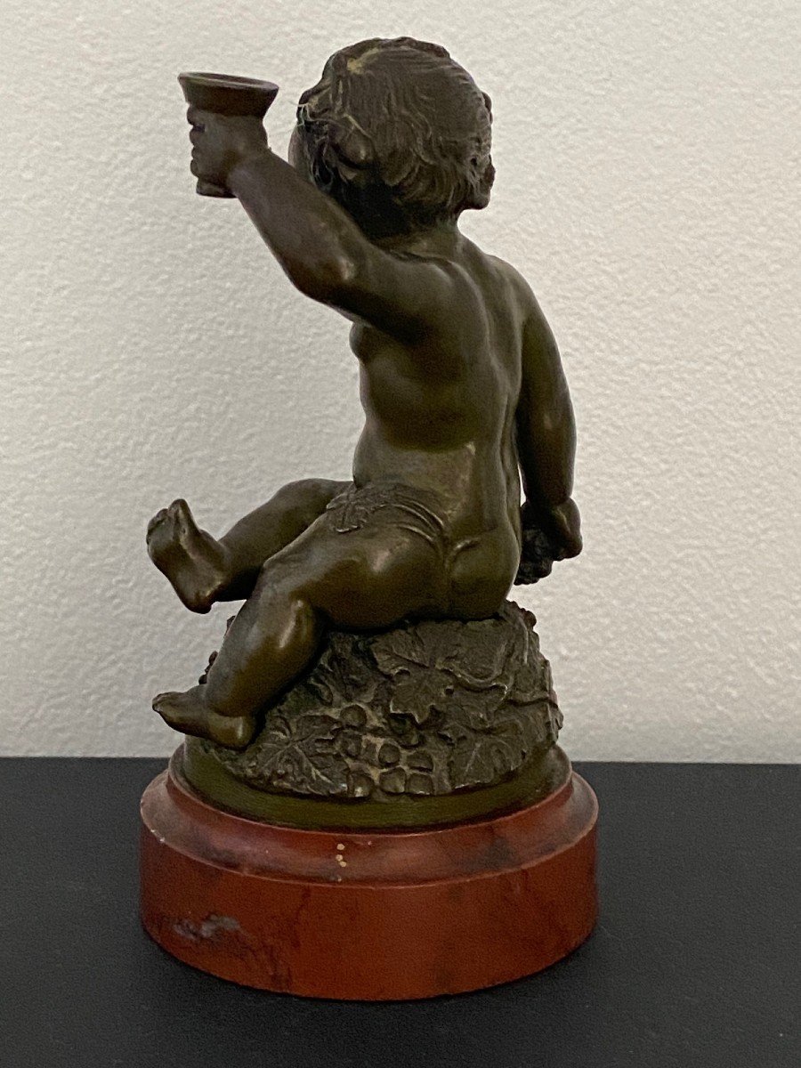 Bronze, Bacchus Enfant d'Après Clodion-photo-2