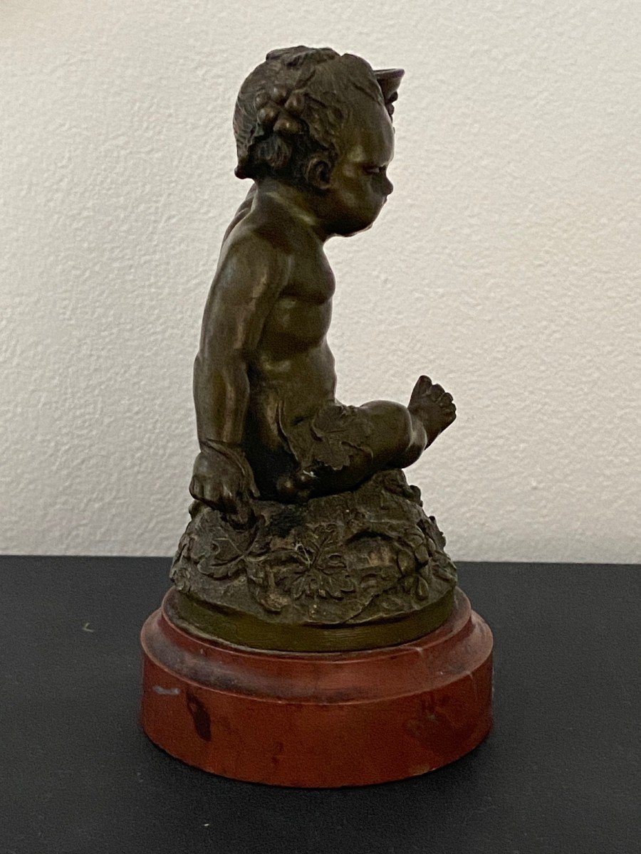 Bronze, Bacchus Enfant d'Après Clodion-photo-4