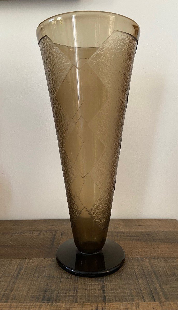 Grand Vase Schneider Art Déco, Vers 1930