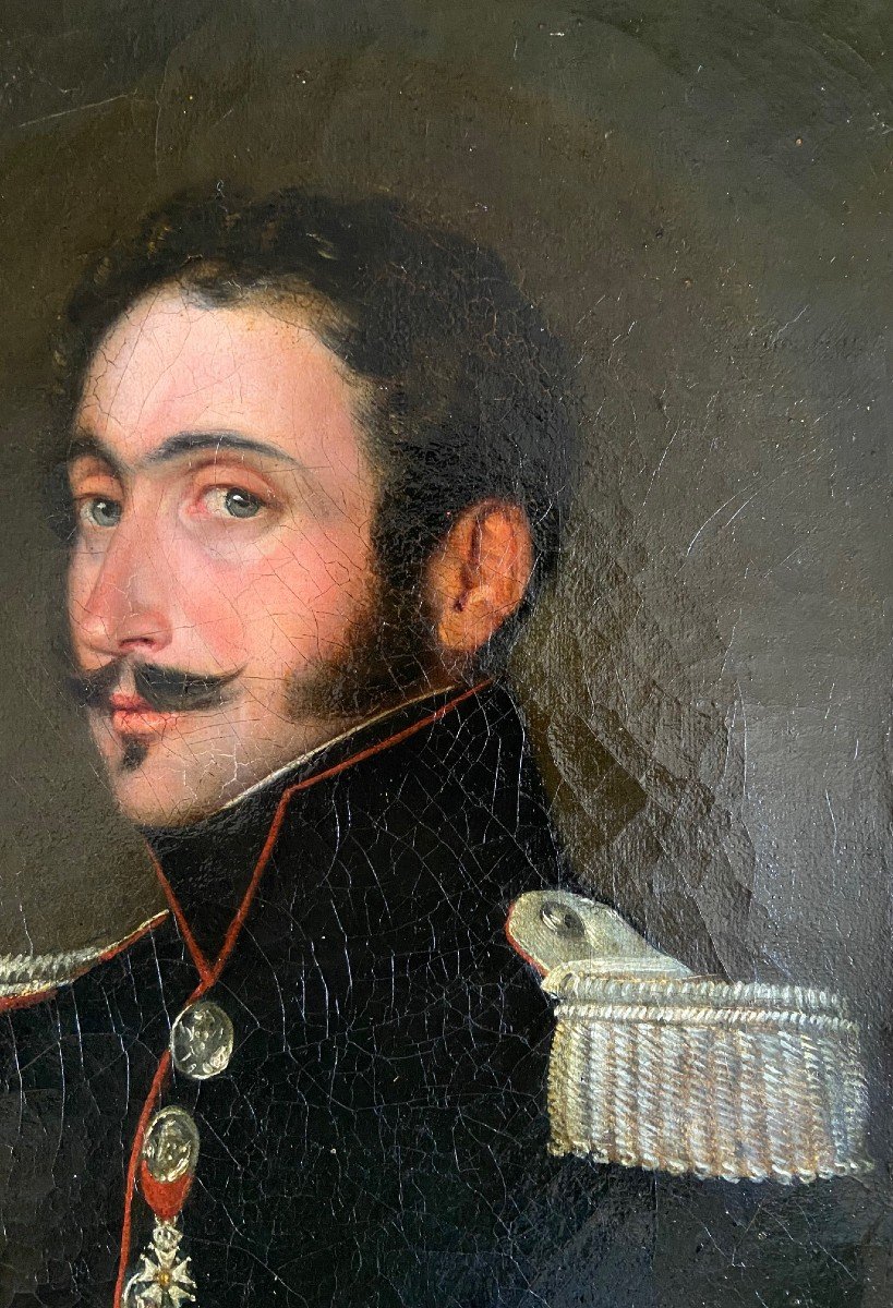 Portrait d'Officier De La Garde Royale, Vers 1815-photo-3