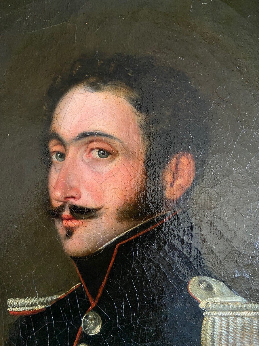 Portrait d'Officier De La Garde Royale, Vers 1815-photo-2