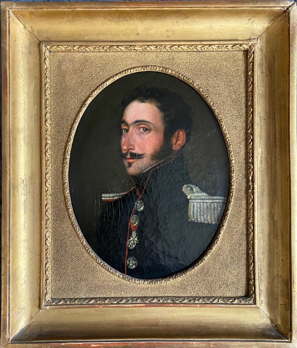 Portrait d'Officier De La Garde Royale, Vers 1815