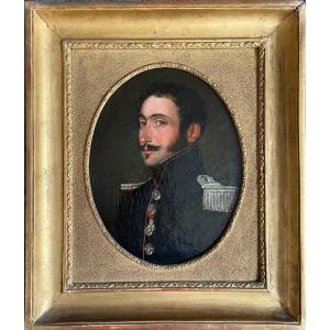 Portrait d'Officier De La Garde Royale, Vers 1815