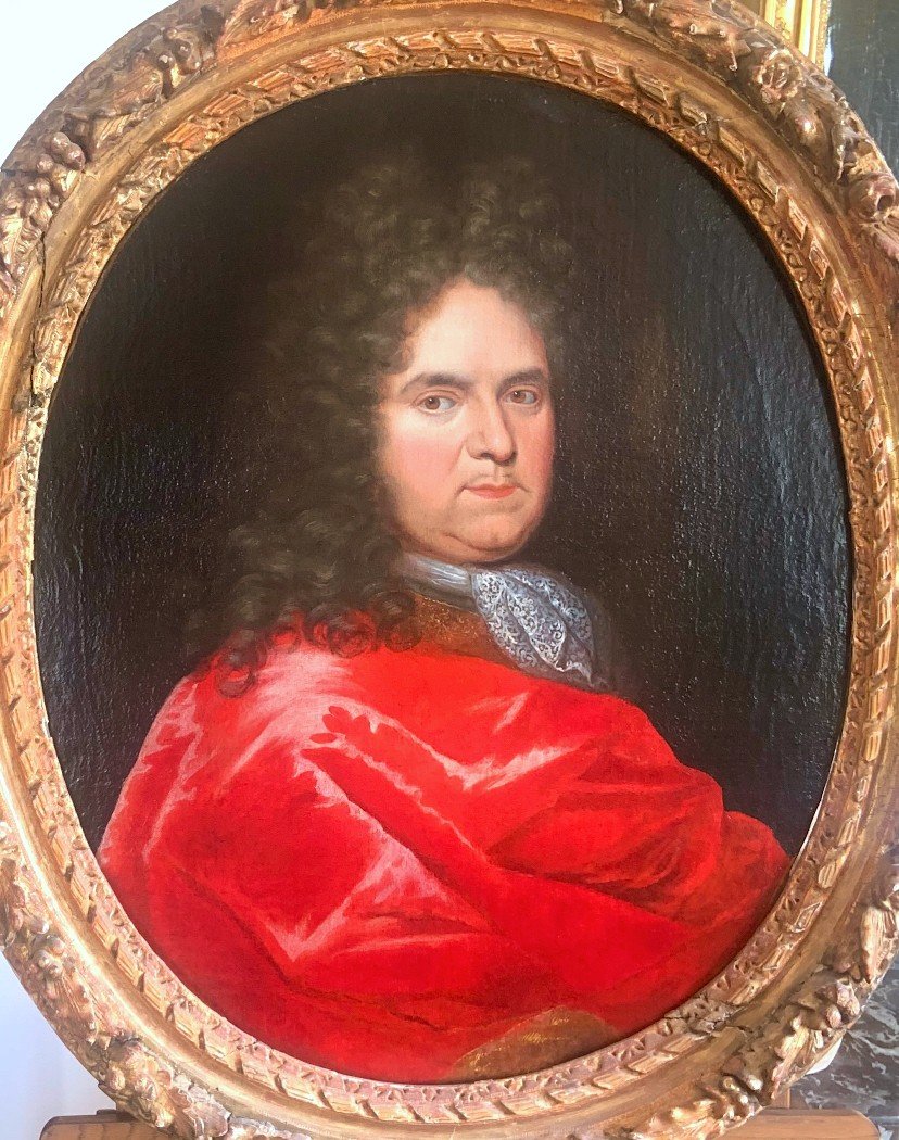 Attribué à Pierre Mignard  -  Portrait De François-Michel Le Tellier, Marquis De Louvois-photo-3