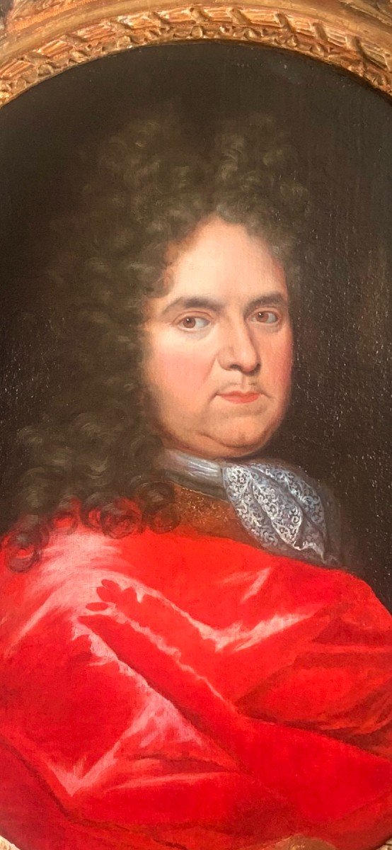 Attribué à Pierre Mignard  -  Portrait De François-Michel Le Tellier, Marquis De Louvois-photo-1