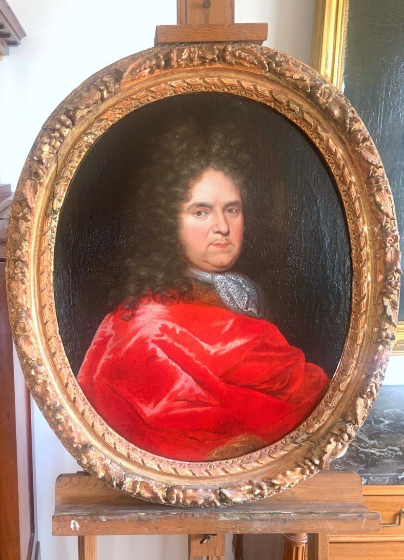 Attribué à Pierre Mignard  -  Portrait De François-Michel Le Tellier, Marquis De Louvois-photo-2