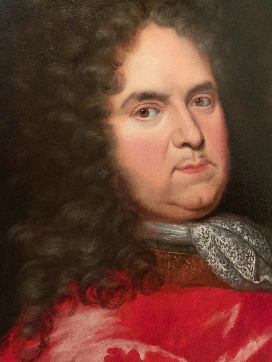 Attribué à Pierre Mignard  -  Portrait De François-Michel Le Tellier, Marquis De Louvois