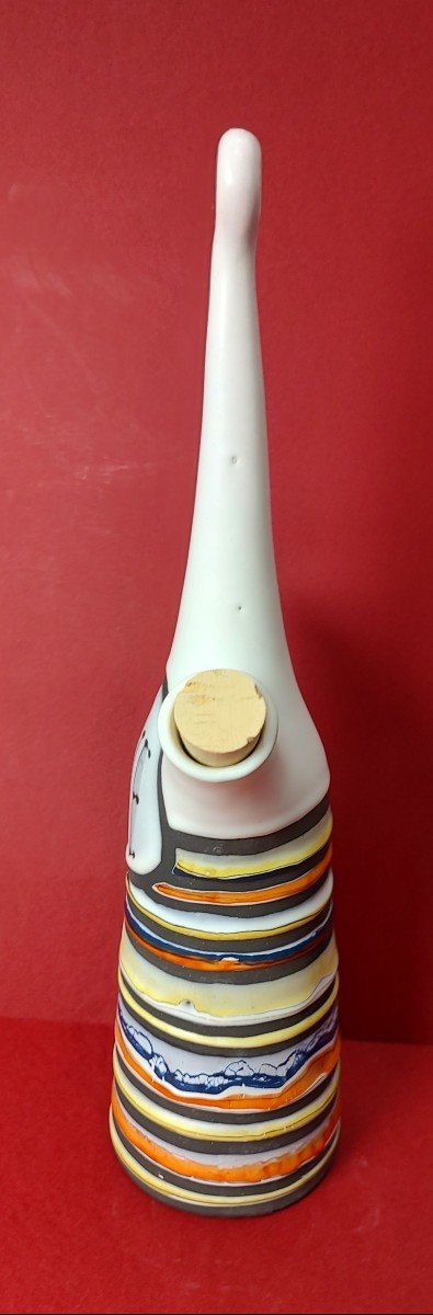 Roger Capron (1926-2006) - Vallauris - Bottle Marked “fine”.-photo-2