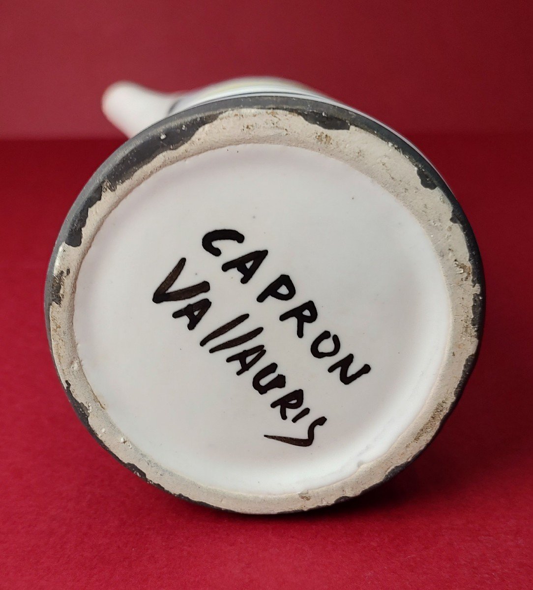 Roger Capron (1926-2006) - Vallauris - Bottle Marked “fine”.-photo-4