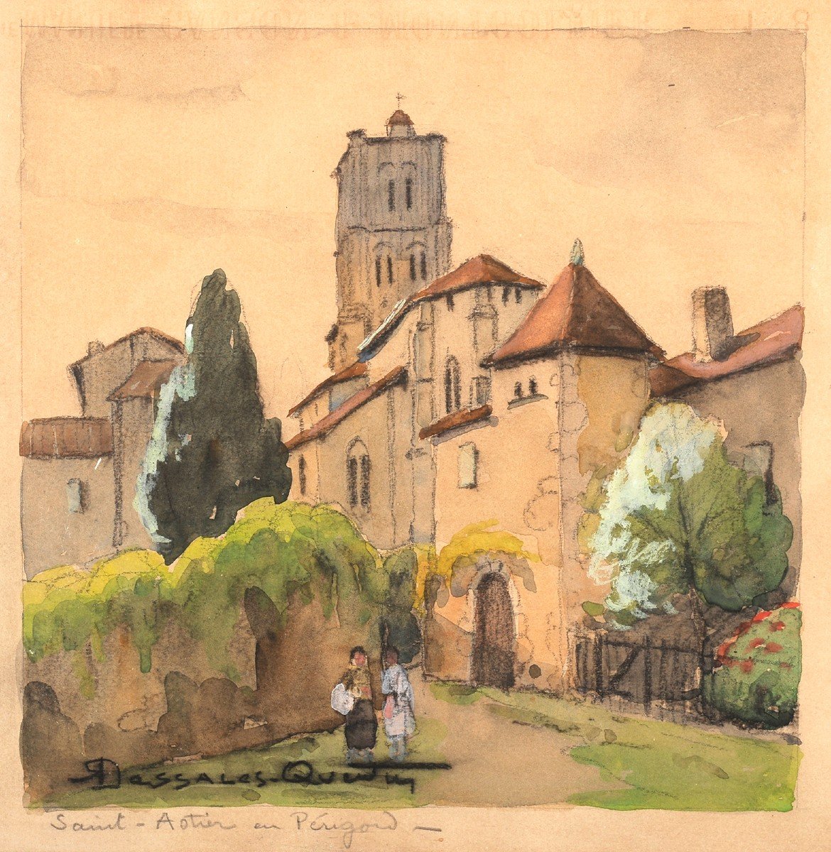 Robert Dessales-quentin (1885-1958) Saint Astier Dordogne Perigord