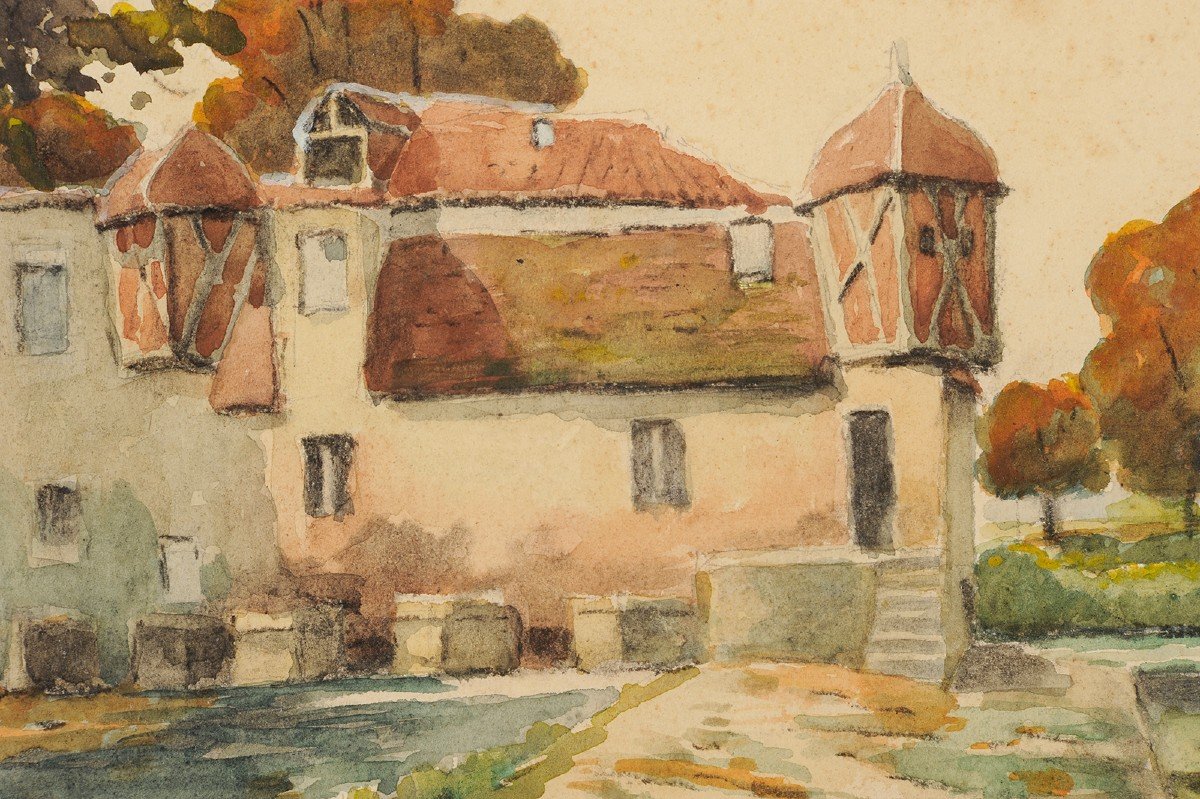 Robert Dessales-Quentin (1885-1958) Moulin de Rognac Dordogne Périgueux-photo-3