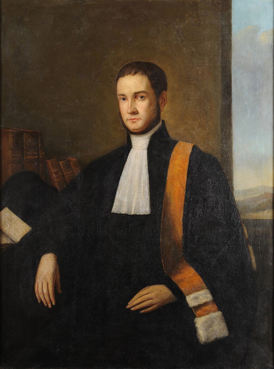 Large Portrait Of An Academic - Circa 1820 Male-photo-2