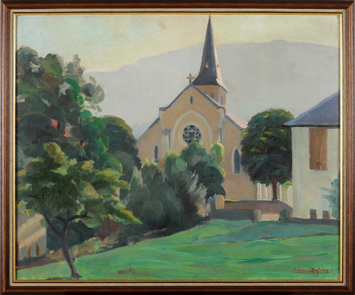 Raymond Dufrêne (1887-1973) Eglise de Gruffy Haute-Savoie Annecy-photo-2
